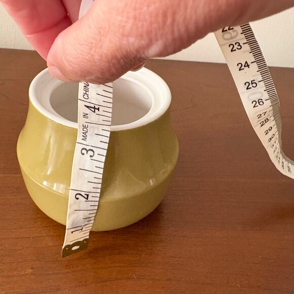 VTG Mikasa Tampa Cream & Sugar Set | Olive Green | D1450 Japan Cera-Stone | EUC - Picture 8 of 14